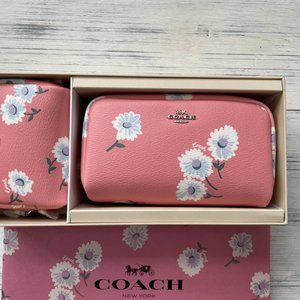 Coach zipper pouches